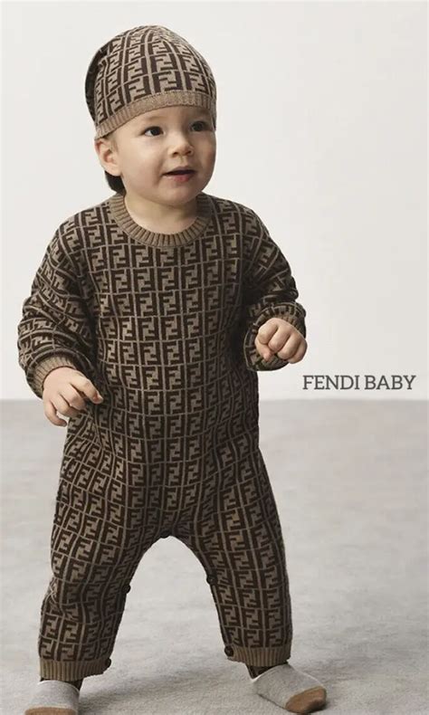 fendi baby playsuit|Fendi baby bag.